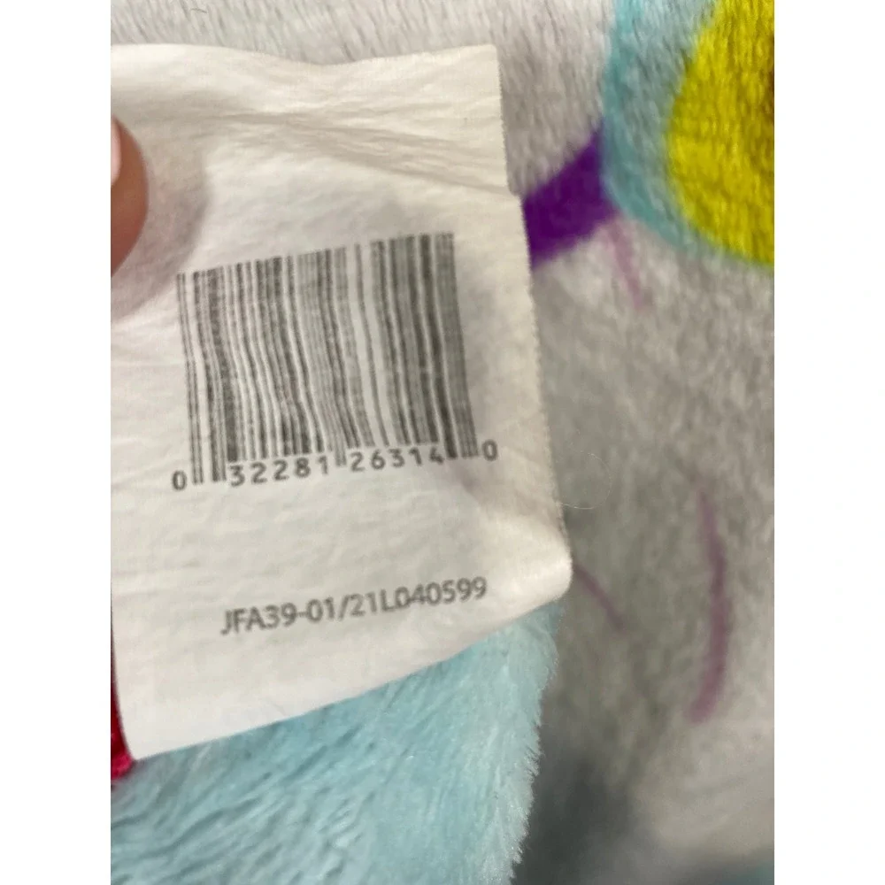 JoJo Siwa Unicorn Rainbow Plush Fleece Throw Blanket Blue Pink 35x46 Kids 2021